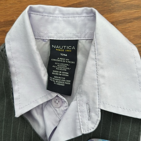Nautica baby 3 piece dress suit - Picture 2 of 5